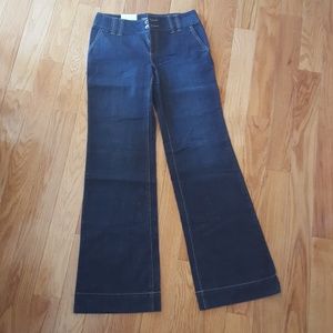 BANANA REPUBLIC MARTIN FIT DARK BLUE JEANS SIZE 2